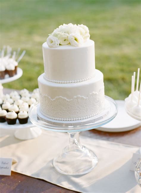 Cocoa And Fig Elegant Vintage Wedding Cake And Mini Dessert