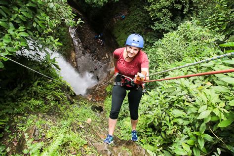 Canyoning Costa Rica Arenal Waterfall Rappelling With Pure Trek