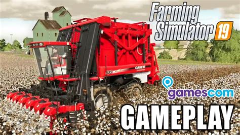 Farming Simulator 19 Gameplay First Look Gamescom Youtube