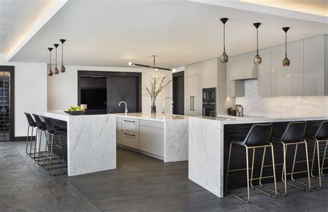 Luxury Penthouse Hollywood Kitchen Interior Design Modern Nyc