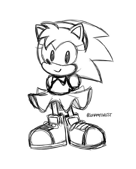 She S A Button Amy The Hedgehog Sonic Fan Characters Sonic Fan Art