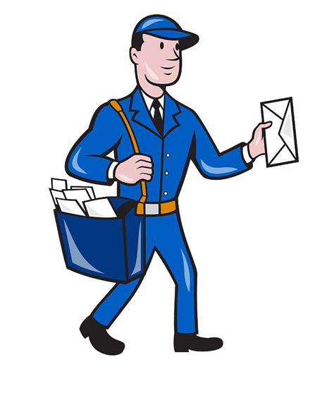 Postman Png Transparent Image Download Size 699x847px
