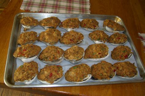 But figured we would switch it up. Rons Stuffed Quahogs