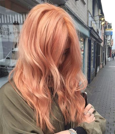 How To Get Rose Gold Hair The Dos The Donts And The Inspo Peach Hair Colors Peach Hair