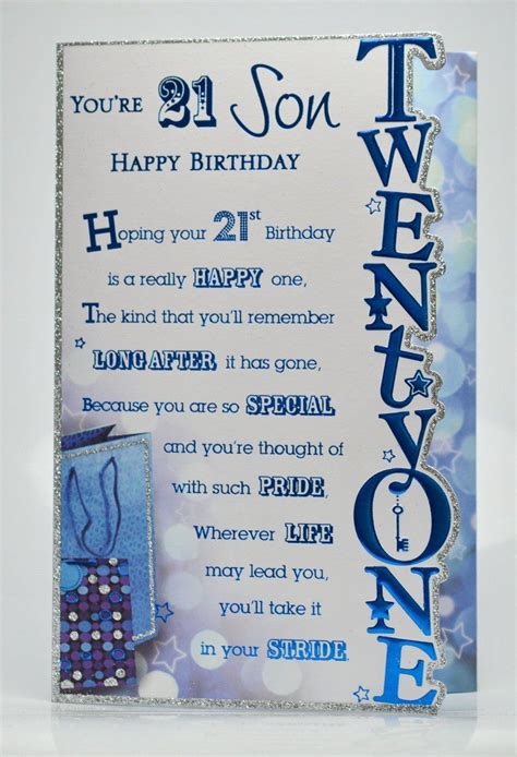 21st Birthday For Son Birthday Cards For Son 21st Birthday Wishes Happy 21st Birthday Son