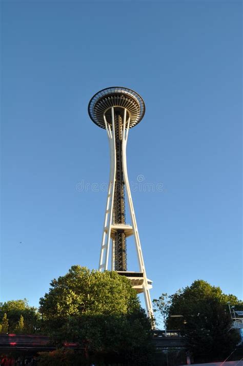 Space Needle Seattle Washington Editorial Stock Photo Image Of