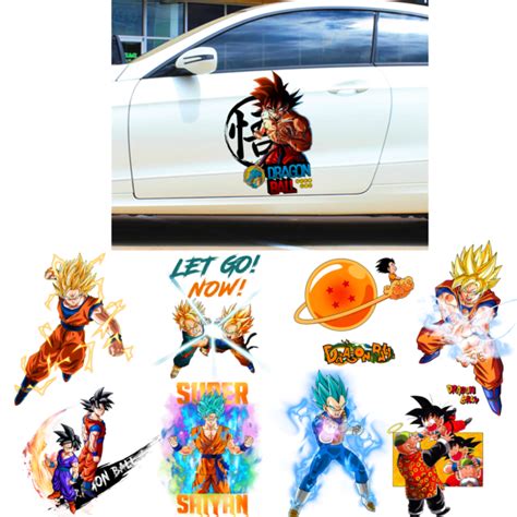 Dragon Ball Goku Anime Car Body Door Vinyl Sticker Decal 1pc Fit Any