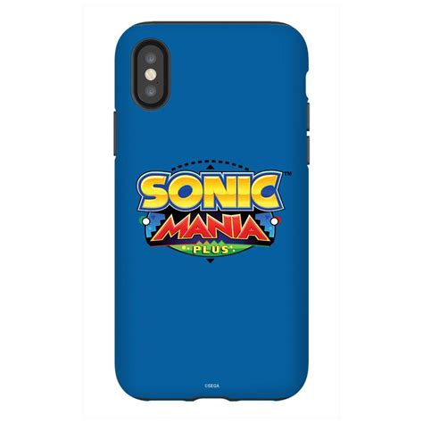 Sonic Mania Plus Blue Logo Phone Case Sega Shop