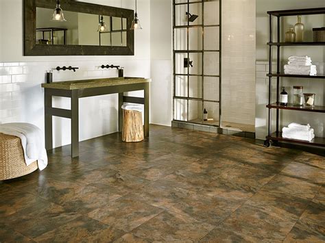 Vinyl plank floors comes with pros and cons, such as it being resilient and low maintenance but also damageable and not adding to upsale to house. Armstrong Luxury Vinyl Tile Flooring | LVT | Slate Look ...