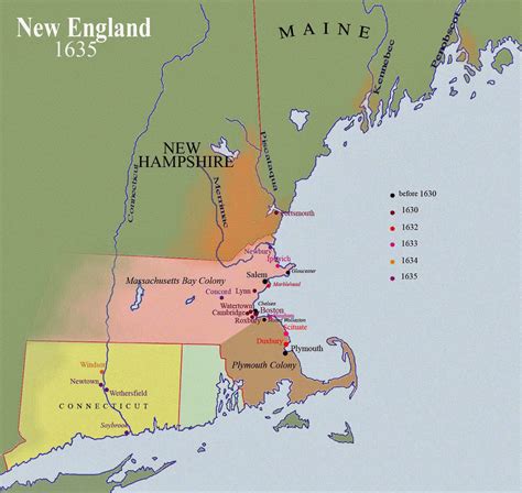 Us Timeline 1635 Massachusetts Bays Charter Is Revoked