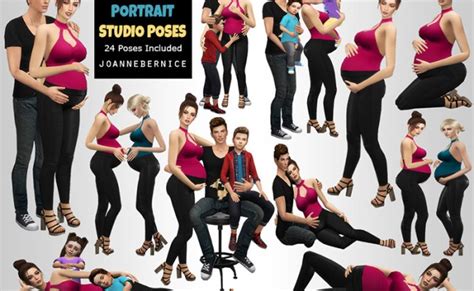 Pregnancy Pose Pack 2 5 Poses Total The Sims 4 Katverse Otosection