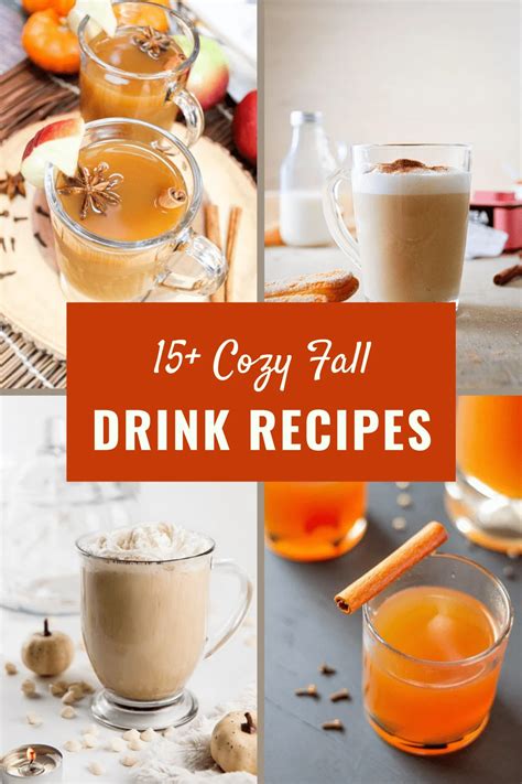 15 Must Try Cozy Fall Drink Recipes
