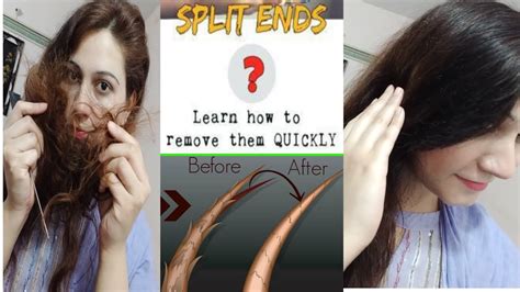 How To Get Rid Of Split Ends Split Ends Treatment At Home Naturally
