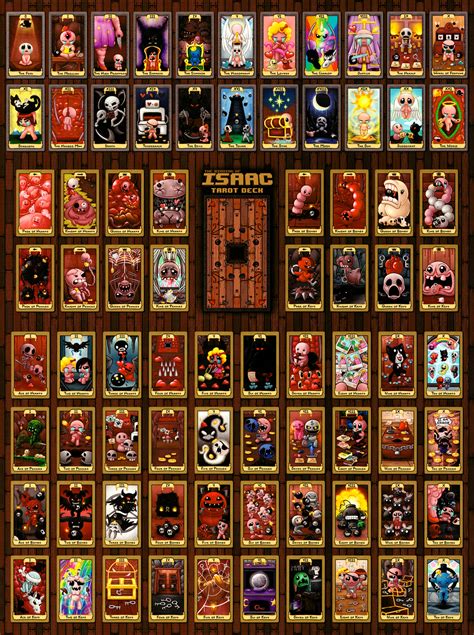 (i was going to make more videos about them, but i ran out of time to do so.) info/store. The Binding of Isaac Tarot Cards Wall Poster - Nicalis Store powered by Hypergun