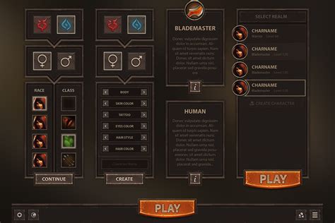 Rpg Game Ui