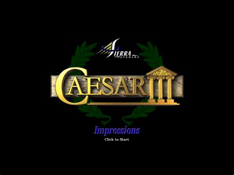 Retro Review Caesar Iii Pc Geeks Under Grace