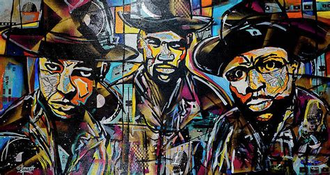 Hip Hop Legends Print By Everett Spruill Painting Art Spray Paint