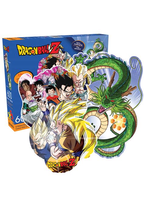 Five years after winning the world martial arts tournament, gokuu is now living a peaceful life with his wife and son. Dragon Ball Z Double Sided Dragon Shaped 600 pc Puzzle