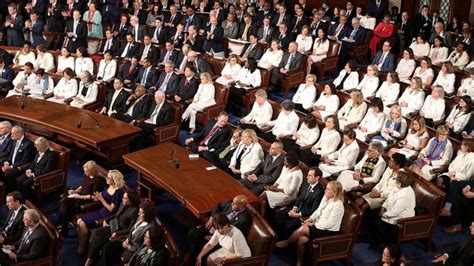 Democratic Congresswomen Send Message By Wearing White To State Of