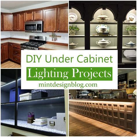 23 Diy Under Cabinet Lighting Projects Mint Design Blog