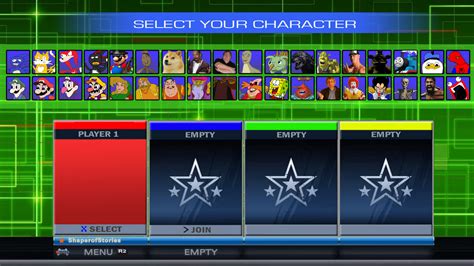 Character Select Template
