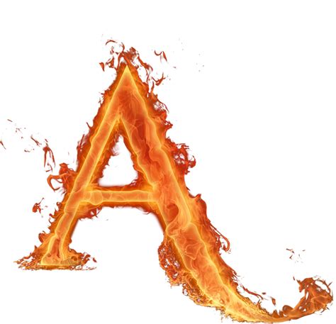 Fire Alphabet Letters Png Fire Alphabet Text Effect P