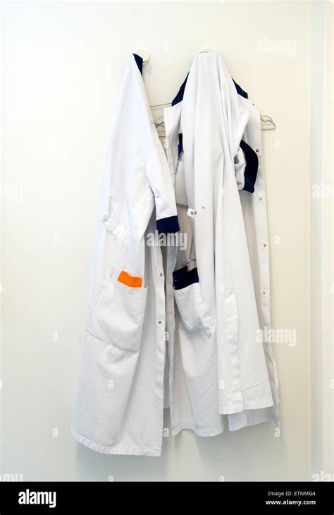 Lab Coats Hanging On Hook Hi Res Stock Photography And Images Alamy