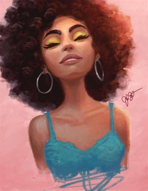 Pin By Tiana J On Art Afro Art Afro Latina Black Girl Art