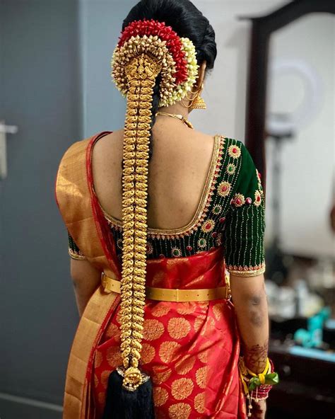 Traditional South Indian Bridal Hairstyles 1 K4 Fashion