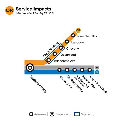 Metro Announces Travel Alternatives For Orange Silver And Green Line