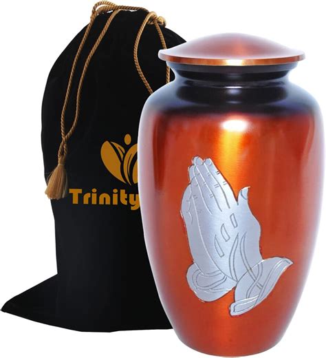 Amazon Com Praying Hand Cremation Urn Beautifully Handcrafted Adult Funeral Urn Solid Metal