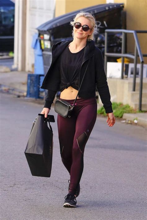 Julianne Hough Shows Off Her Abs She Leaves The Gym In Los Angeles