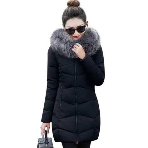 Buy Real Silver Fox Collar Winter Coat Women 2017 New