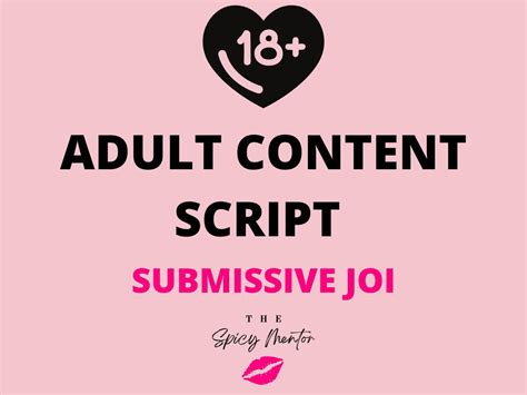 Joi Scripts Submissive F M Adult Industry Joi Scripts Onlyfans Joi Scripts Twitch Camgirl