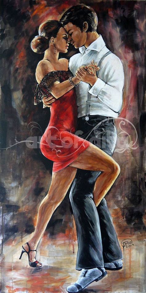 Tango Dance Painting In 2021 Tango Art Dance Paintings Dance Art