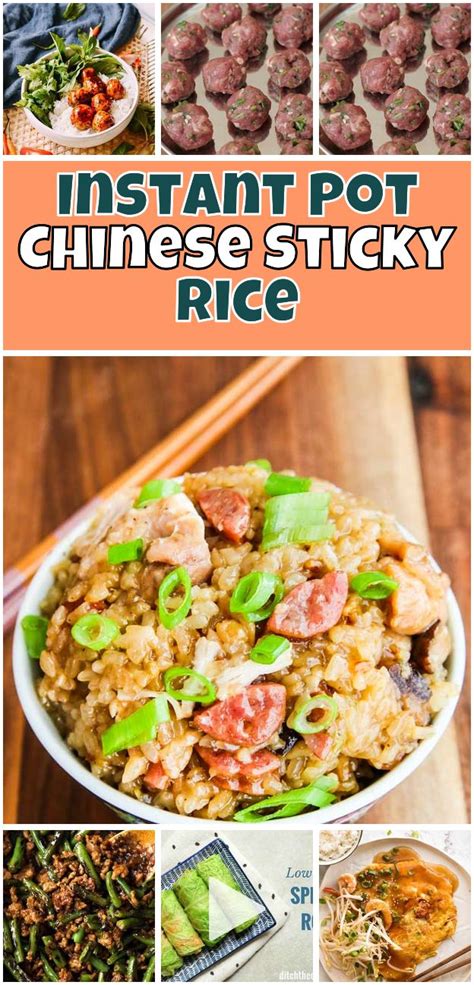 There may be a slight amount of burned food at the bottom of your pot, but not enough to ruin whatever you're cooking. Instant Pot Chinese Sticky Rice. Lunar and Chinese New ...