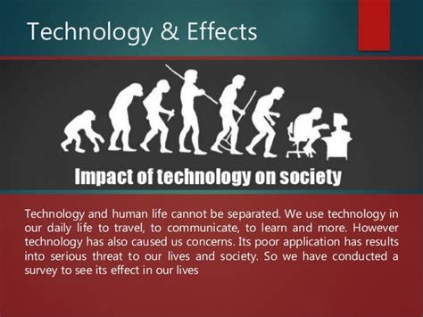 Sociology Impact Of Technology On Society