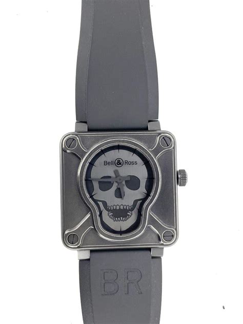 Bell And Ross Br01 92 Airborne Ii Skull Limited Edition Stainless Steel Br01 92 Sa Luxury