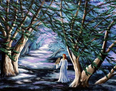 Magic In Cypress Woods Painting By Laura Iverson Fine Art America