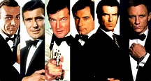 Six men have played James Bond... | James bond actors, James bond ...