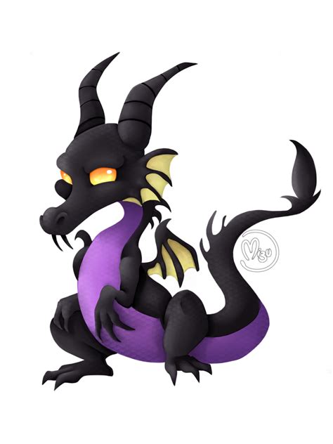 Maleficent dragon (chibi) by BlazeMizu on DeviantArt | Maleficent dragon, Chibi, Maleficent