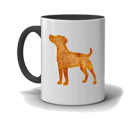 Amazon.com: Jack Russel Terrier Custom Dog Mug, Black and White Mug, I Love My Jack Russel 