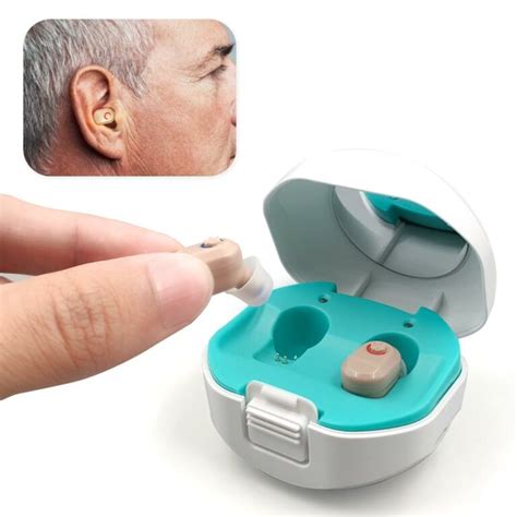 Mini 1 Pair Usb Rechargeable Digital Invisible Hearing Aids Nio 05