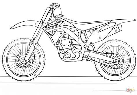 Dirt Bike Colouring Pages To Print At Free Printable