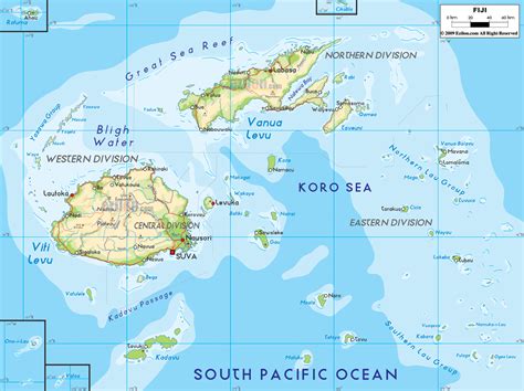 Map Of Fiji Where Is Fiji Fiji Map English Fiji Maps For Tourist