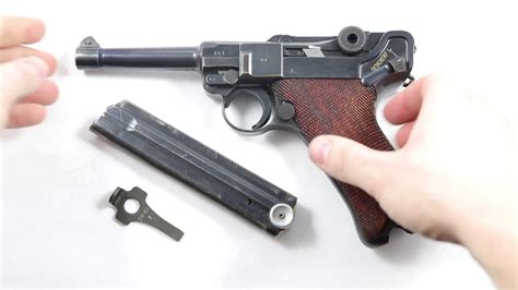 Luger Takedown Field Strip P08 Pistol Ww2 Youtube