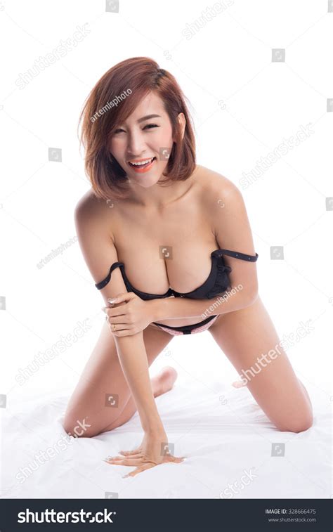 Sexy Asian Girl Wearing Lingerie Thong Stock Photo 328666475 Shutterstock