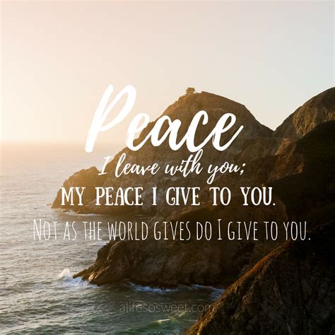 God Gives Peace That Is Unlike Anything The World Offers Finding Joy