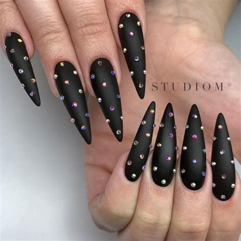 Black Stiletto Nails Inspiration And Ideas Make Magic With Your Nails