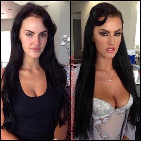 What Playboy Models Look Like With And Without Makeup Pics
